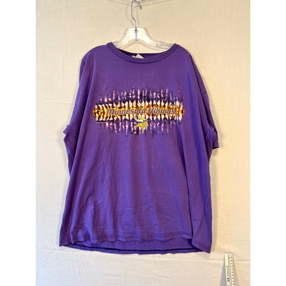 CSA Minnesota Vikings T Shirt Mens 2XL Purple Graphic NFL Football Made in USA